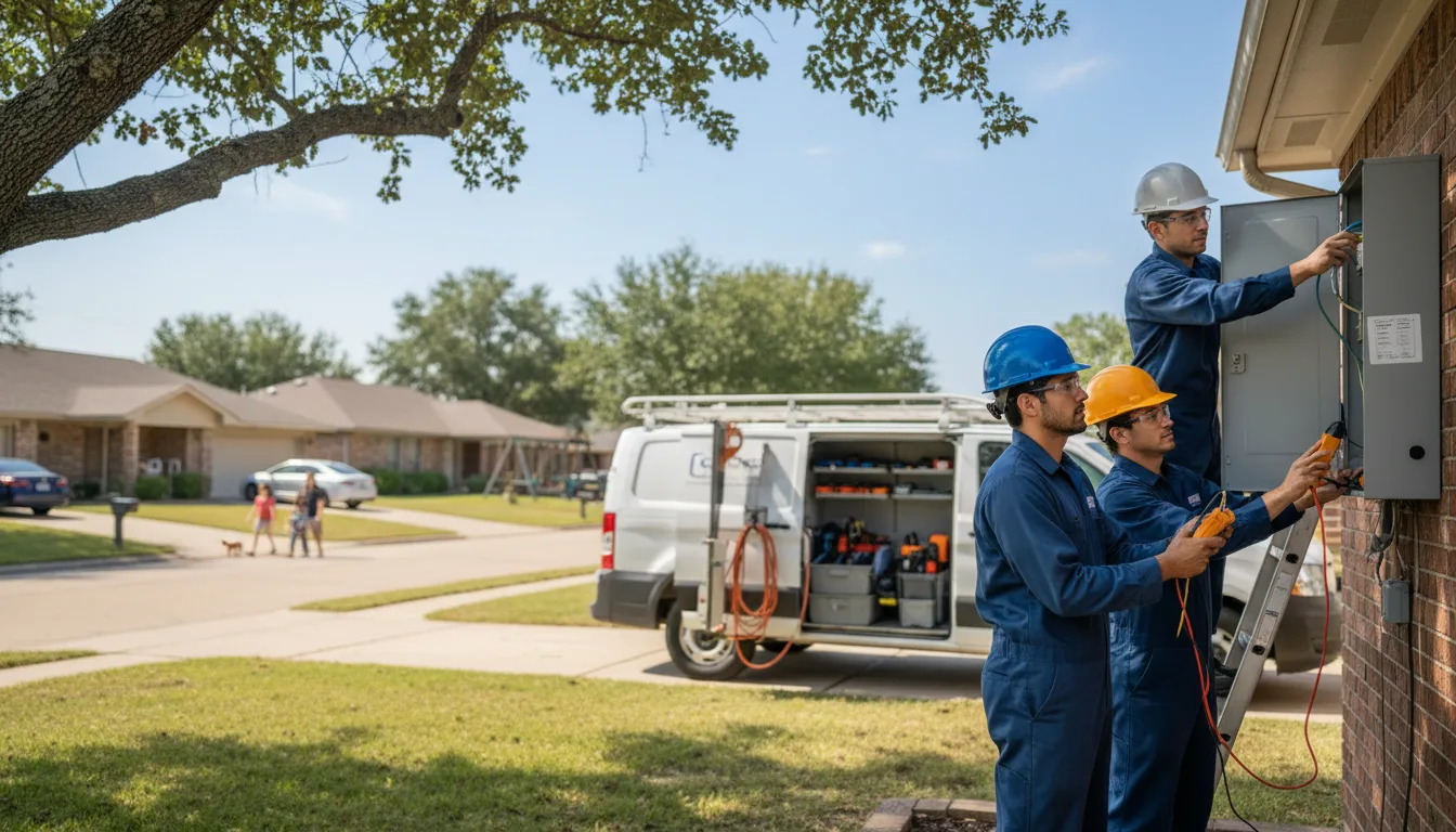 Certified electrician providing emergency electrical services in Toone, TN